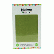 FHC evolupack FHC - 100Pcs - Serviette coton verte 400x400mm - vert textile 8NPSVCR40GN