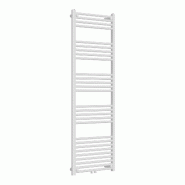 Helloshop26 - Radiateur sèche-serviettes chauffage salle de bain acier 160 x 60 cm blanc 03_0010429 - blanc 3000225219758