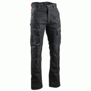 Pantalon cortex coton/polyester noir taille 42 - LMA LEBEURRE - 1783-42 - 866993_0