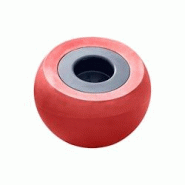 PLAST'UP ROTOMOULAGE Pot de fleurs sphérique xxl dolce vita 300l-lot de 2 - ROUGE - rouge 0750122558759