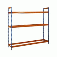 PROREGAL Support à pneus Big METAL SHARK NO.6 | HxLxP 200x120x45cm | Charge du compartiment 300 kg | jusqu'à 15 pneus sur 3 niveaux | Bleu/Orange - PROREGAL Support à pneus Big METAL SHARK NO.6 | HxLxP 200x120x45cm | Charge du compartiment 300 kg | jusqu'à 15 pneus sur 3 niveaux | Bleu/Orange -