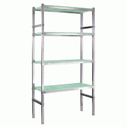 Rayonnage inox l.1200 x p.400 - vert - storinox - 1905533