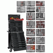 Servante d'atelier black édition 1011 pièces Mega Master set Teng Tools TCMM1011NBK Servante d'atelier black édition 1011 pièces Mega Master set Teng Tools TCMM1011NBK