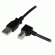 StarTech Cble USB 2.0 A vers USB B Coudé à  droite Mle /