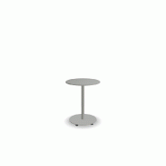 Table de café ronde 60x60 BOLT - gris clair