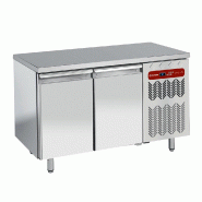 Table de travail refrigeree timbre positive ventilée 2 portes gn 1/... - PTG2N/H-R2