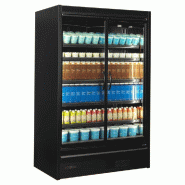 Vitrine réfrigérée 2 portes - 740L - Noir | Tefcold - MDCA1250HB