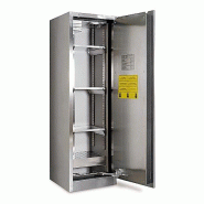 Armoire anti-feu 90 mn haute 1 porte selon NF-EN 14470 BVQI pour produits radioactifs - 595x600x1950 mm