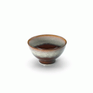 Bazar Bizar Bol en céramique 11.7x11.7x6.5 cm marron gris - Lot de 24 - multicolore céramique CNHOC005BrGr-S-MTR24