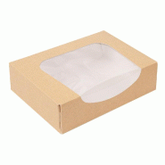 Boîte kraft The Pack carton ondulé nano micro 17,5x12x4,5cm - par 50