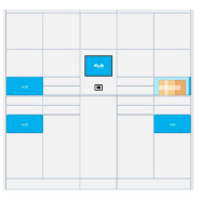 Casiers intelligents pour agences de transport - gestion de colis moyens - réf Porte H20