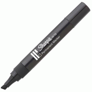 Marqueur permanent Sharpie W10, pointe biseautée, encre noire - 8008285554111