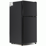 Merax mini réfrigérateur rétro avec congélateur, 60 L, 2 portes, 86.8 cm, compact pour personne seule, bureau et minibar d’hôtel, LED, 102 kWh/_0