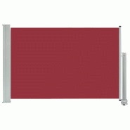VidaXL Auvent latéral rétractable de patio 60x300 cm Rouge Modèle Ombre Sigma Plus - rouge 48357