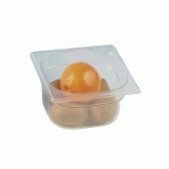 Bac GN en polypropylène, GN 1/6 h 200 mm 176x162x200 mm - VIRTUS - 0615402140140
