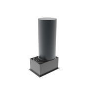 Borne amovible en acier - Ø250 mm - Hauteur 600 mm - R25-100C80 Borne amovible en acier - Ø250 mm - Hauteur 600 mm - R25-100C80