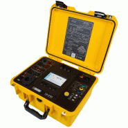 CHAUVIN ARNOUX - CA 6163 Contrôleur Multifonction - Écran tactile couleur - USB & Wi-Fi - Continuité 25A - Isolement 1kV/50GOhm - HTAC 5kV - Test DDR - Z-Loop - Z-Line - Puissances - I Fuite - Ordre de phase