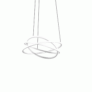 Gea Luce Suspension Atia S/P Aluminium Blanc Led 80W 6300Lm 3000K Gradable Phase Cut And Push - Gealuce - ATIA S/P - BIANCO