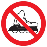 Panneaux adhésifs ronds 180 mm interdictions obligations - ADPNR-TL03/IRLL_0