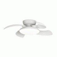 ROSSINI ILLUMINAZIONE Ventilateur De Plafond Led Goro 45W À Pales Pliables Cct 2700-5000K Ip20 - Télécommande Et Fonction Hiver Inclus - Groupe Ros