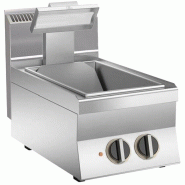 SILKO KBS Cuve à frites électrique avec corps de chauffe infrarouge Appareil de table Prêt à raccorder 230V - 10214305