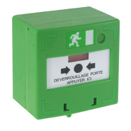 Contact inverseur dm3 leds rouge/vert standard - rcp300g - 611087