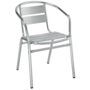 Fauteuil collectivités Lorraine Inox - lot de 4 Fauteuil collectivités Lorraine Inox - lot de 4