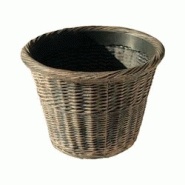 Jardinière en polyéthylène Bambus Ronde 45 x 34 cm Roto - marron 3830010986820 Jardinière en polyéthylène Bambus Ronde 45 x 34 cm Roto - marron 3830010986820