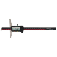 Jauge de profondeur digitale à crochet - 300 mm - Conversion mm/inch - Coffret inclus_0