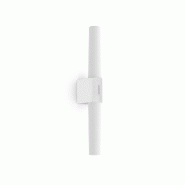 Nordlux Applique murale HELVA Double Basic Matière plastique Blanc, H.5.7 - IP44 - LED Module / Intérieur - blanc 5704924002571