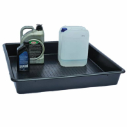 Petit bac de rétention pour paillasse en PEHD sans caillebotis de 77 litres - BPP077 Petit bac de rétention pour paillasse en PEHD sans caillebotis de 77 litres - BPP077