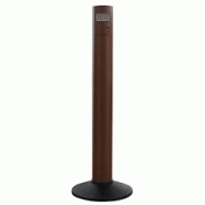 Stil Casa cendrier colonne, aluminium peint, Ø 35xh. 105 cm, base en plastique noir, contenant interne, fermeture avec serrure, corten. - 701 C Stil Casa cendrier colonne, aluminium peint, Ø 35xh. 105 cm, base en plastique noir, contenant interne, fermeture avec serrure, corten. - 701 C