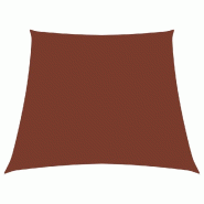 VidaXL Voile de parasol Tissu Oxford trapèze 2/4x3 m Terre cuite Modèle Outdoor Tropica Prime - rouge 135406