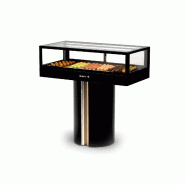 Vitrine neutre INTEGRA T - 1200mm - Noire | Sayl Barcelona