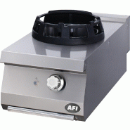 Wok gaz 1 feu gamme 900 à poser puissance 14 kw - 400x900x280 mm - PWOK9G40