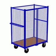 Chariots grillagés avec 2 portes ouverture 180° Chariots grillagés avec 2 portes ouverture 180°