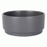 Cosy & Trendy 4 x bols ALTO Large - Anthracite - Grès - Cosy&Trendy - 5413105