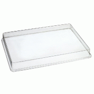 Couvercle pour plateau Quartz Bagasse blanche réf 38779 33x27x5,1cm - par 100