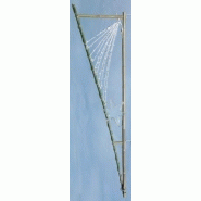 DÉCOR COMÈTE LUMINEUSE STRUCTURE BAMBOU POUR LAMPADAIRE MUNICIPAL