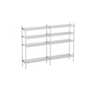 Distform Rayonnage en Acier Inoxydable Linéaires 3090 à 3920 mm 4 Niv P500 Acier inoxydable 3320x500x500x1800mm - 651637194978 Distform Rayonnage en Acier Inoxydable Linéaires 3090 à 3920 mm 4 Niv P500 Acier inoxydable 3320x500x500x1800mm - 651637194978