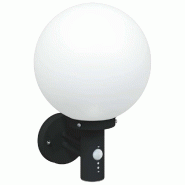 Helloshop26 - Applique murale extérieure ronde moderne design minimaliste 28 x 25 x 38 cm en acier inoxydable noir 02_0056497 - noir inox 30002395526