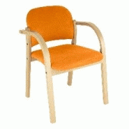 LOT 2 FAUTEUILS ELUEA STRUCTUTE HÊTRE NATUREL - ANIS LOT 2 FAUTEUILS ELUEA STRUCTUTE HÊTRE NATUREL - ANIS