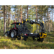 Remorque forestière compatible au transport de bois privé ou aux travaux de petite envergure - kesla 104