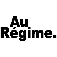 Sticker frigo Au régime