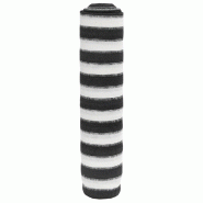 VidaXL Filet brise-vue anthracite et blanc 1,5x10 m PEHD 75 g/m² Modèle Sable Clair - 4003659