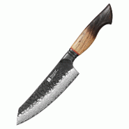 XinZuo - Santoku petit en Damas 14 cm - Série X06 Mo - fabriqué en acier damas 67 couches - multicolore X06-5RS