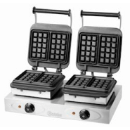Appareil à Gaufre Double Bruxelles - 60 x 100 mm, Hauteur 32 mm - Bartscher - 4015613503462 Appareil à Gaufre Double Bruxelles - 60 x 100 mm, Hauteur 32 mm - Bartscher - 4015613503462