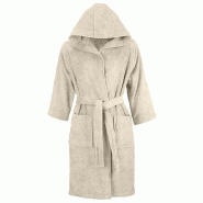 AQA Design Peignoir 100 % coton Crème SICILIA-XXL MP05438 - XXL beige textile MP05438