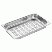 Bac GN perforé en inox, GN 2/3 h 40 mm 354x325x40 mm - VIRTUS - 0615402350600