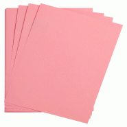 Clairefontaine Rame de 125 feuilles de papier Maya, 270 g/m², 50x70, coloris rose clair - rose 397265C